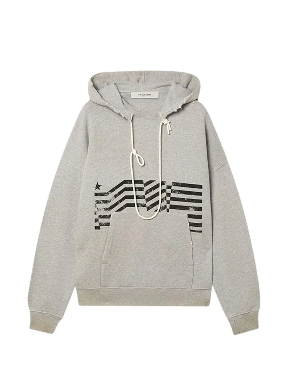 distressed graphic hoodie - 1