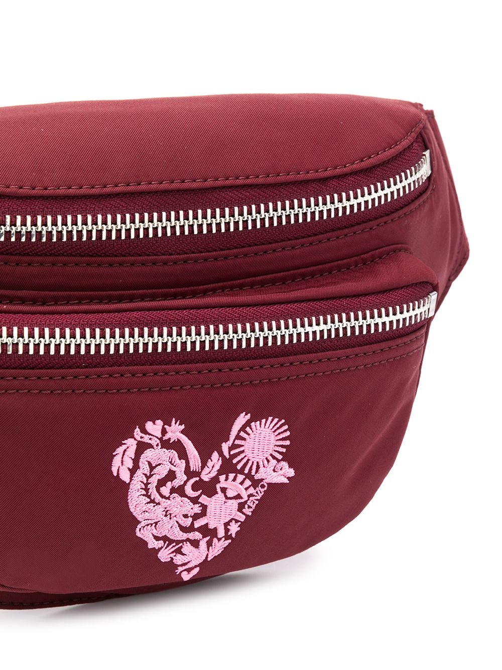 embroidered heart belt bag - 4