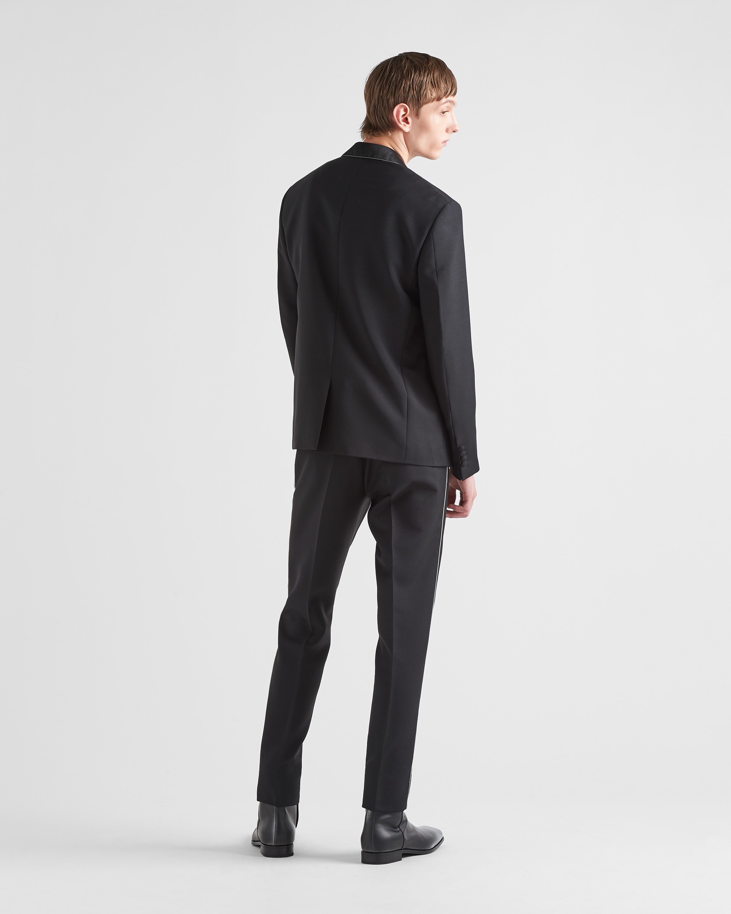 Prada Single-breasted mohair wool jacket | REVERSIBLE