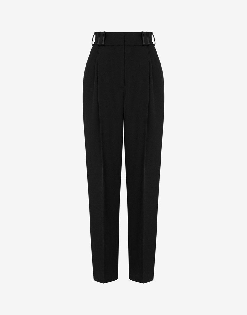 TUXEDO INSPIRED WOOL TROUSERS 1