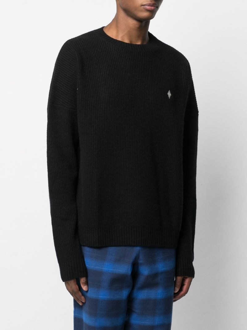 MBCM ribbed-knit wool jumper - 4