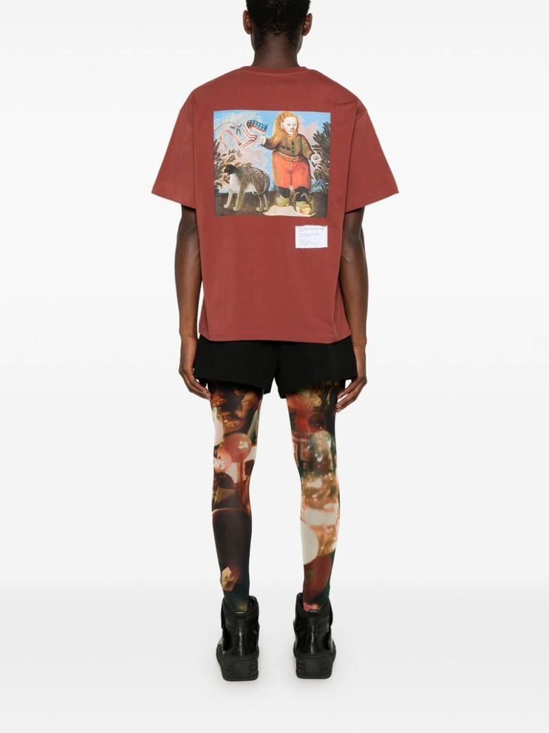 CHARLES JEFFREY LOVERBOY Art Gallery cotton T-shirt outlook