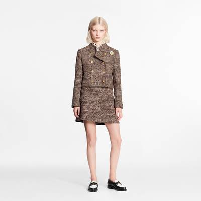 Louis Vuitton Double-Breasted Boxy Tweed Jacket outlook