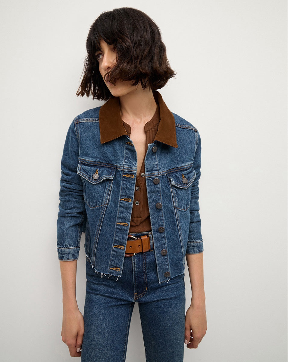 CARA JEAN JACKET | CORDUROY COLLAR - 2