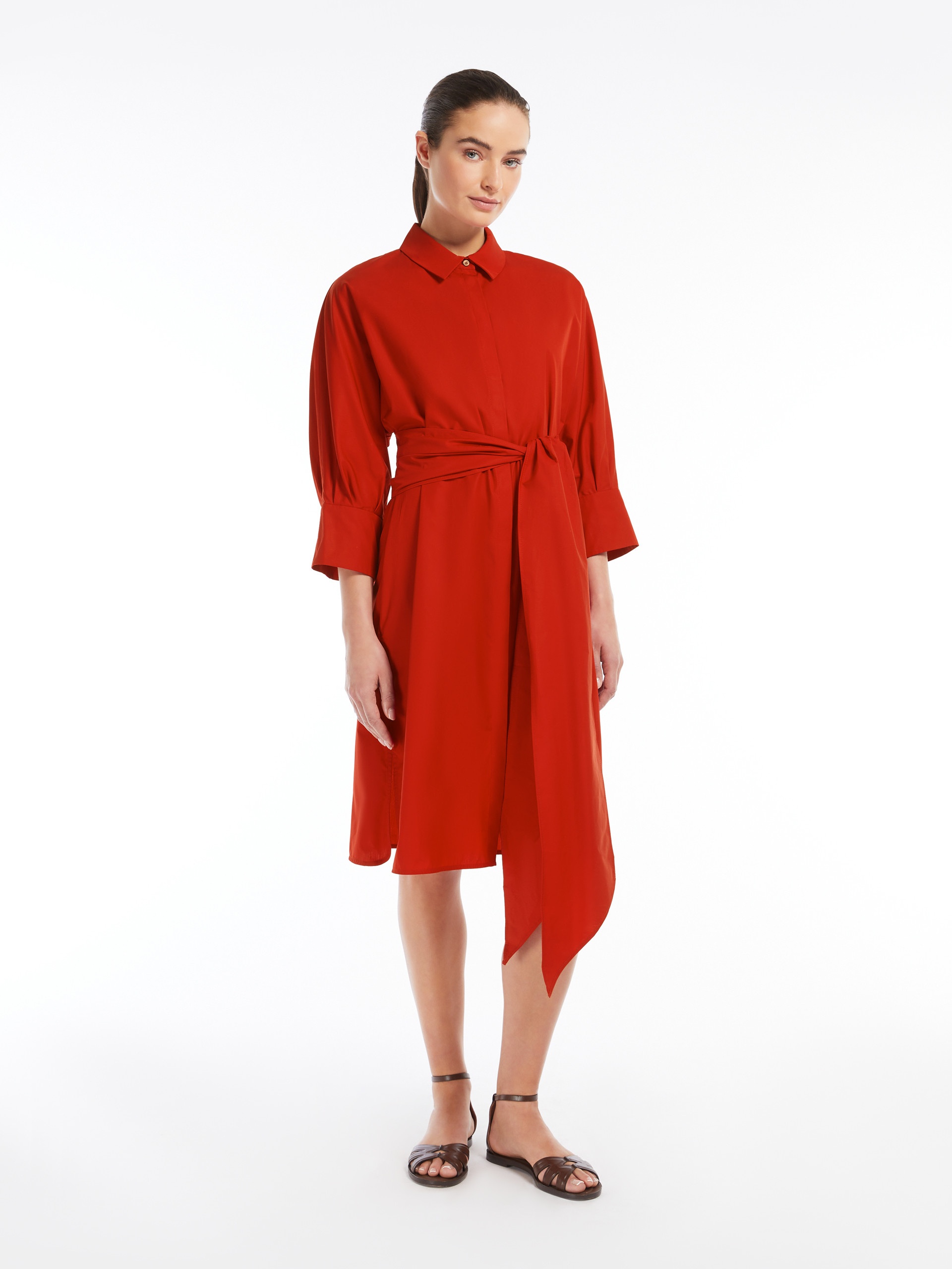 TABATA Poplin shirt dress - 2