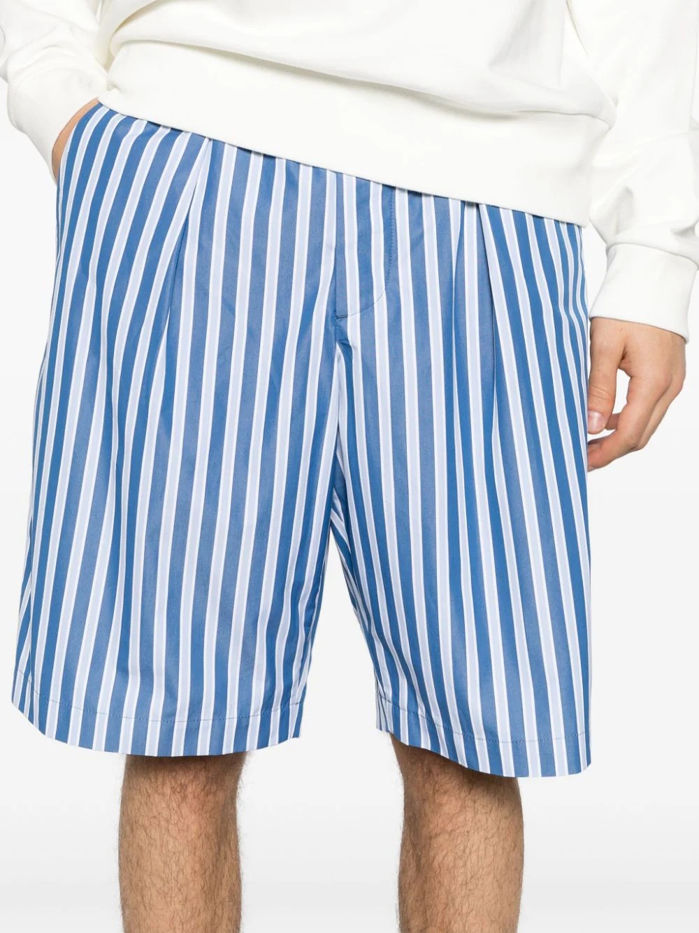 Drawstring Bermuda Pants - 5