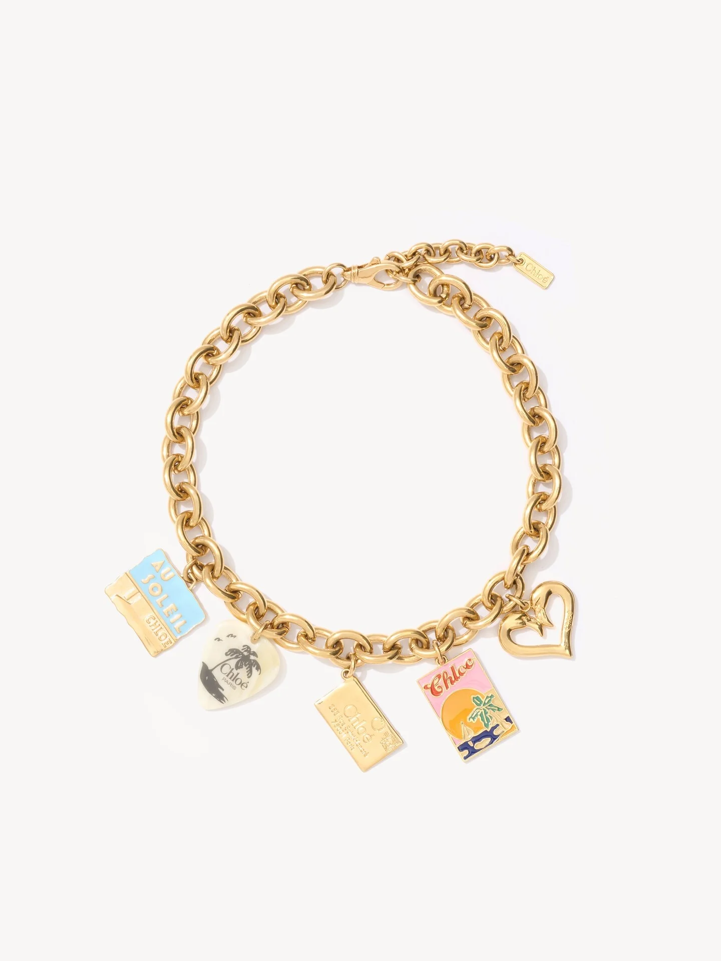 THE CHLOÉ POSTCARDS NECKLACE - 1