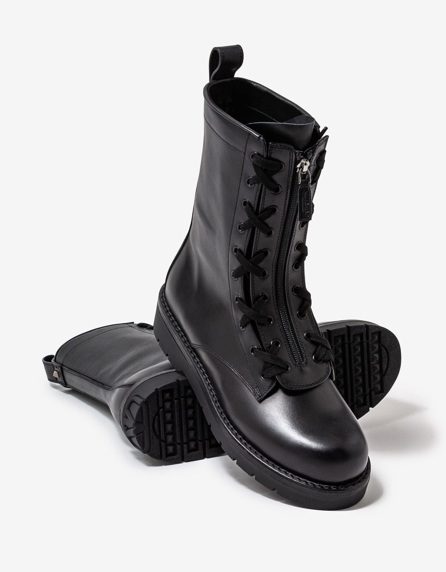 Valentino Black XCombat Boots - 7