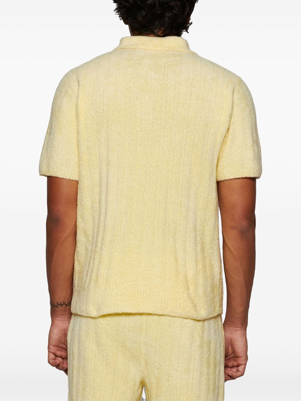 chenille polo shirt - 5