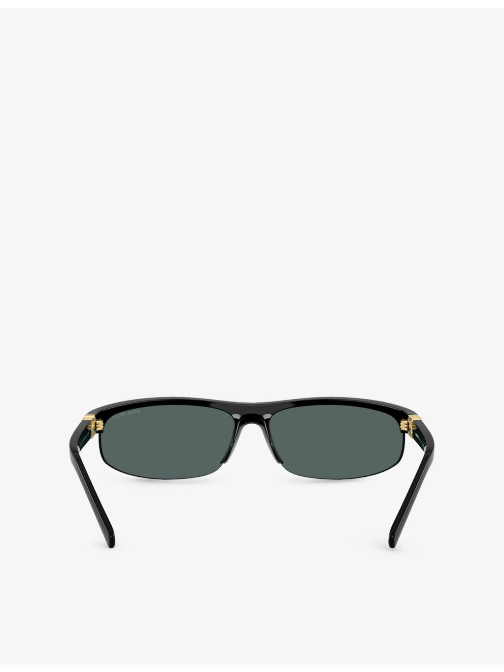 MU A02S Oval-Frame Injected Sunglasses - 4