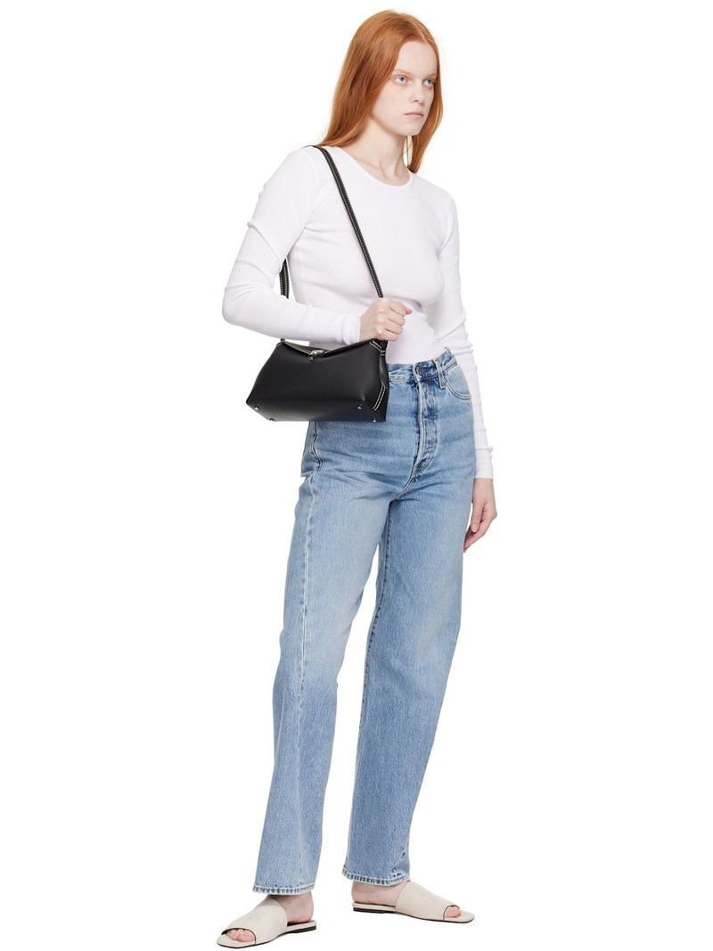 Totême Gray Velour-Leather Bandeau Sandals outlook