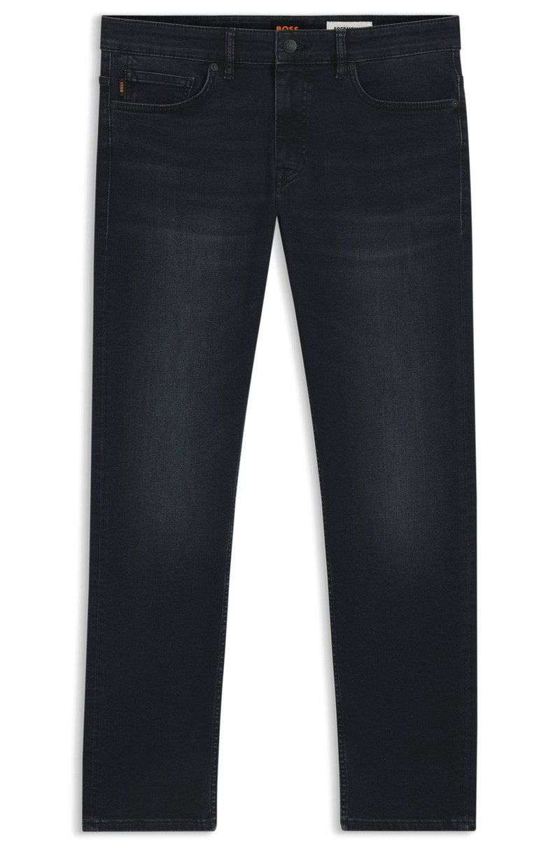 DELAWARE SLIM-FIT JEANS IN BLUE-BLACK SOFT-MOTION DENIM 1