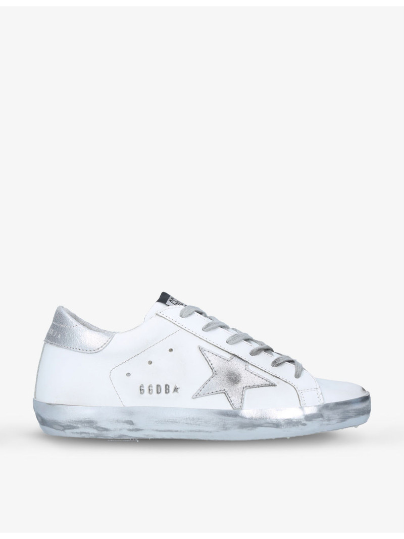 Women’s Superstar 80185 leather low-top trainers 1