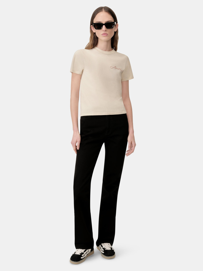 AMIRI WOMEN'S BLEACH BANDANA PATCH TEE outlook