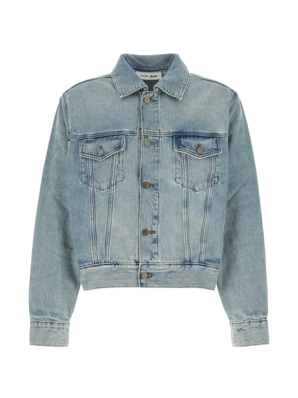 Essentials logo-patch denim jacket - 1