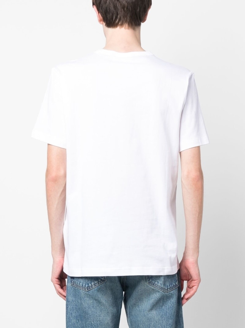 Minimal C logo-patch cotton T-shirt - 5