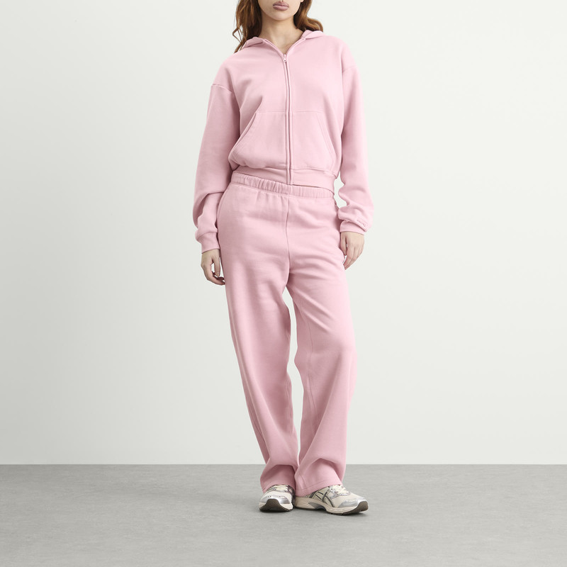 SKIMS SKIMS Cotton Fleece Classic Straight Leg Pants outlook