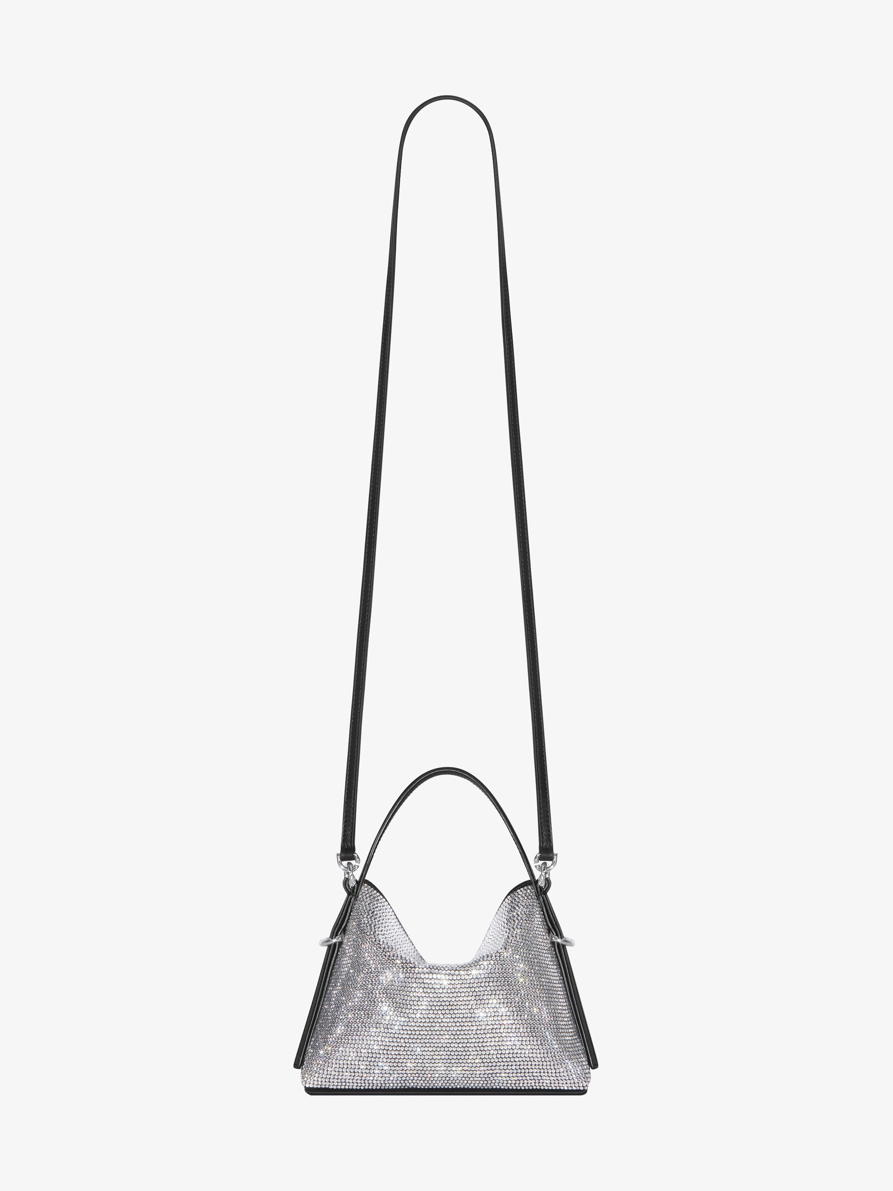 NANO VOYOU BAG IN SATIN WITH STRASS - 4
