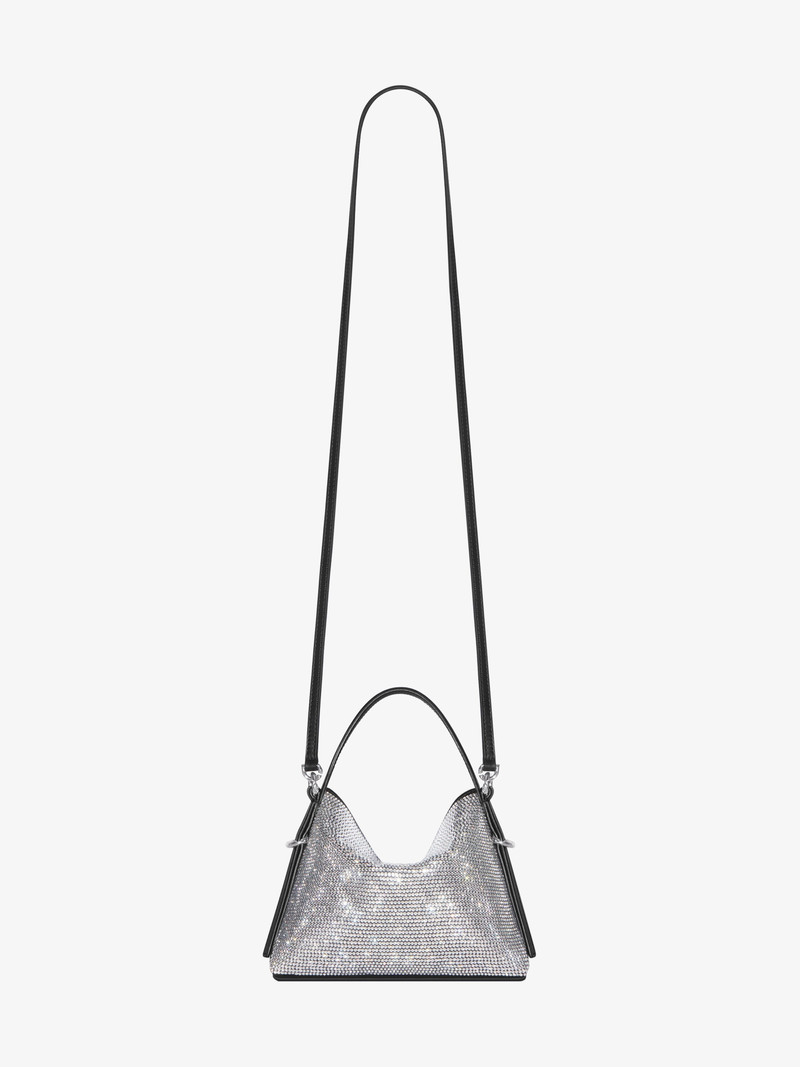 NANO VOYOU BAG IN SATIN WITH STRASS 4