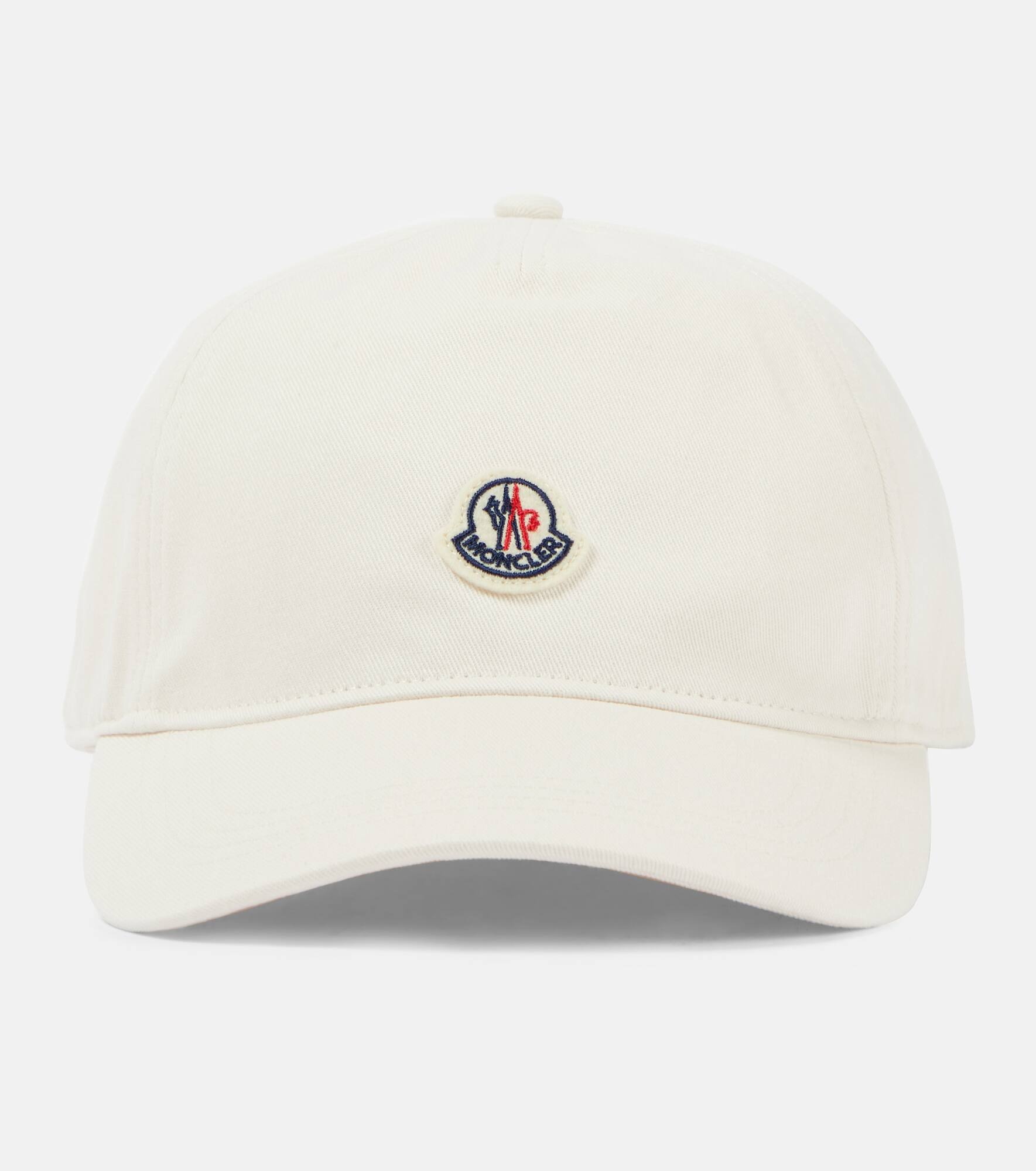 Logo cotton gabardine baseball cap - 1