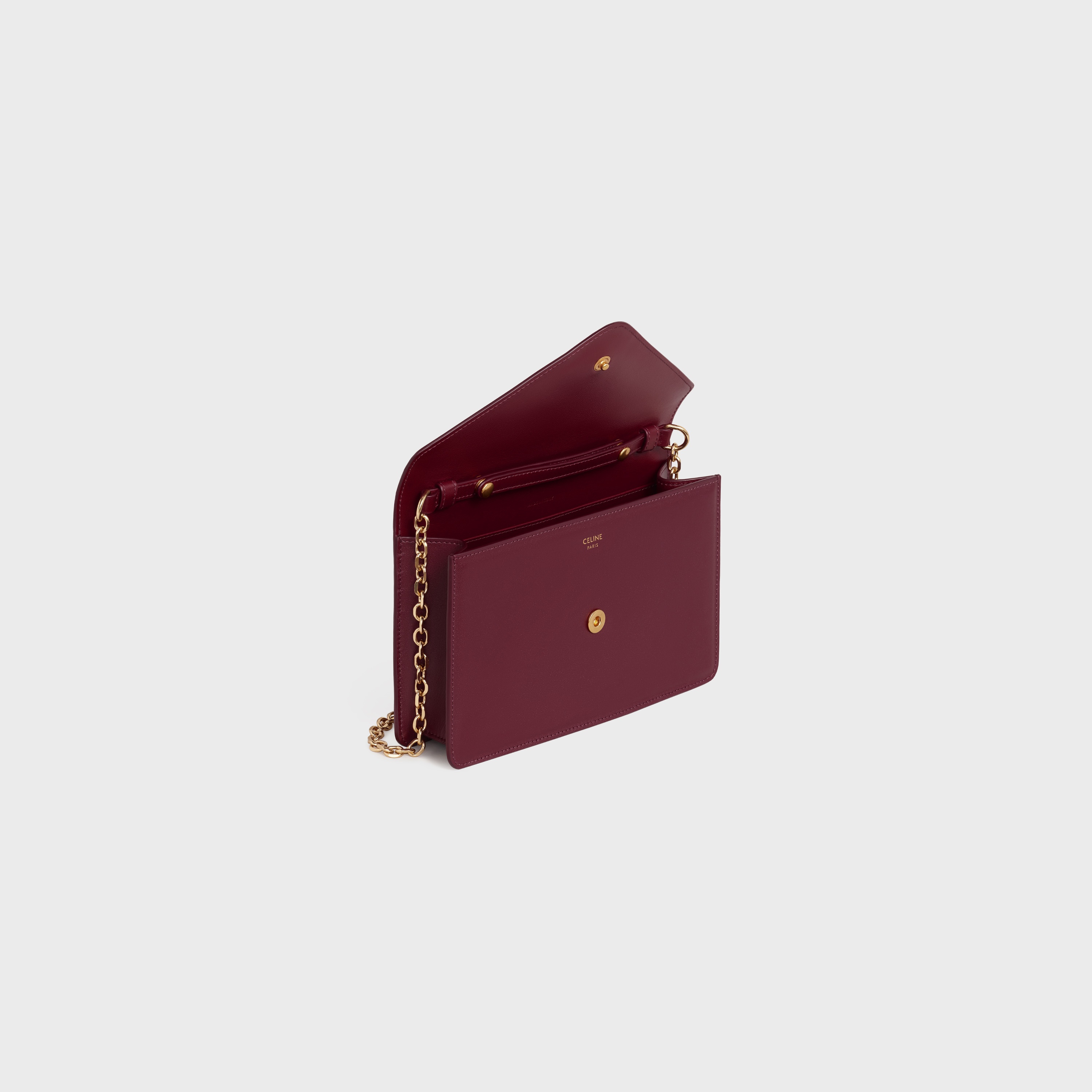 MAILLON TRIOMPHE WALLET ON CHAIN  IN  SHINY CALFSKIN - 4