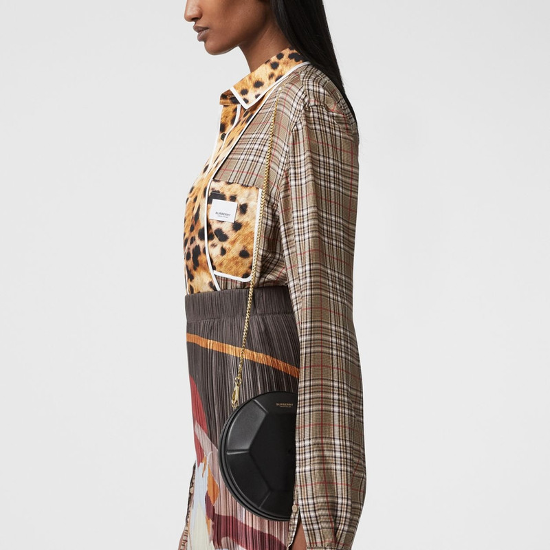 Lambskin Paillette Clutch with Detachable Chain Strap 9