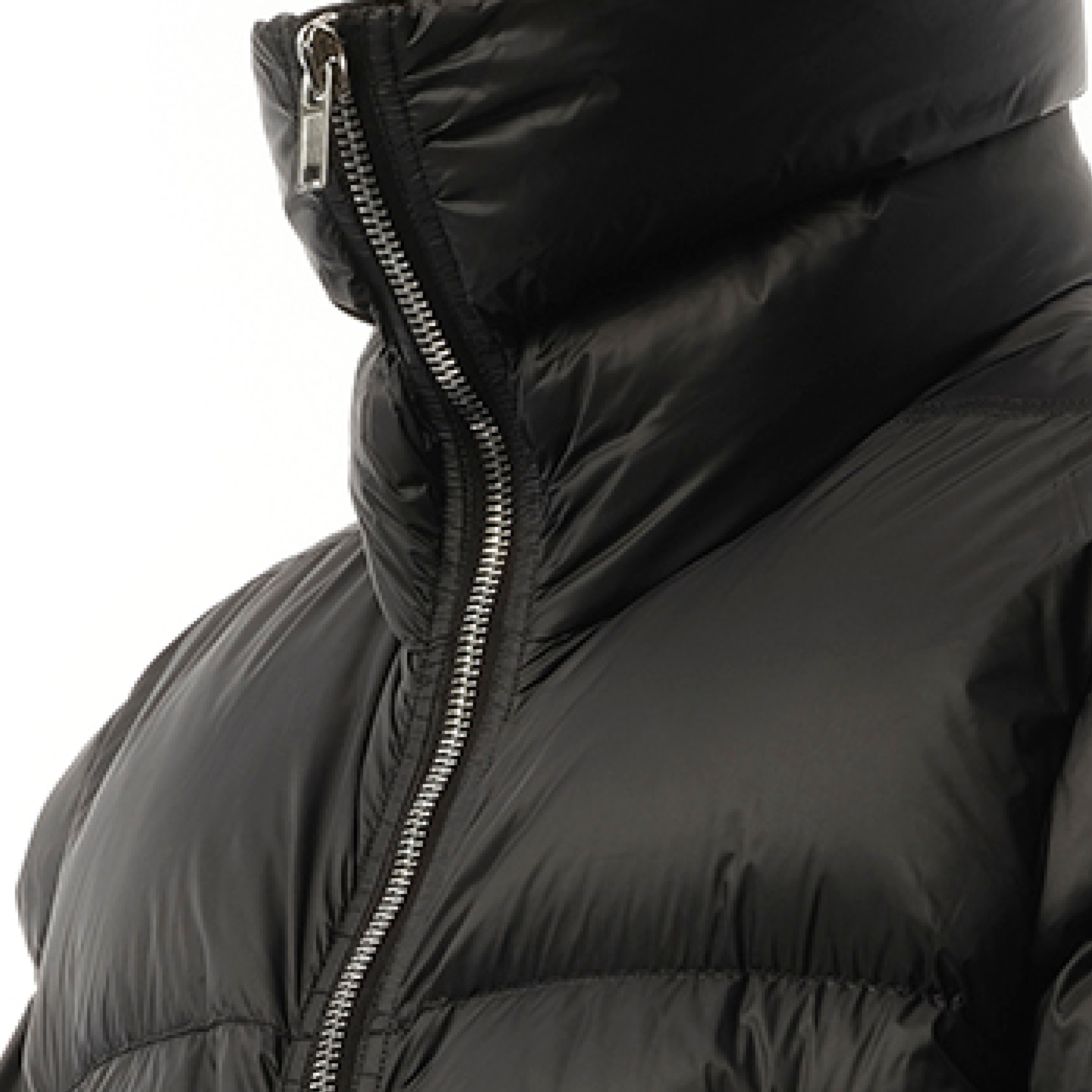 Turtle Down Jacket in Black - 3