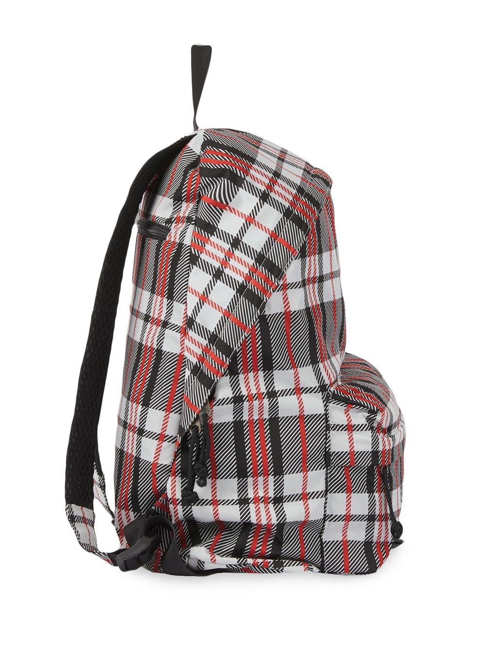 expandable plaid backpack - 3