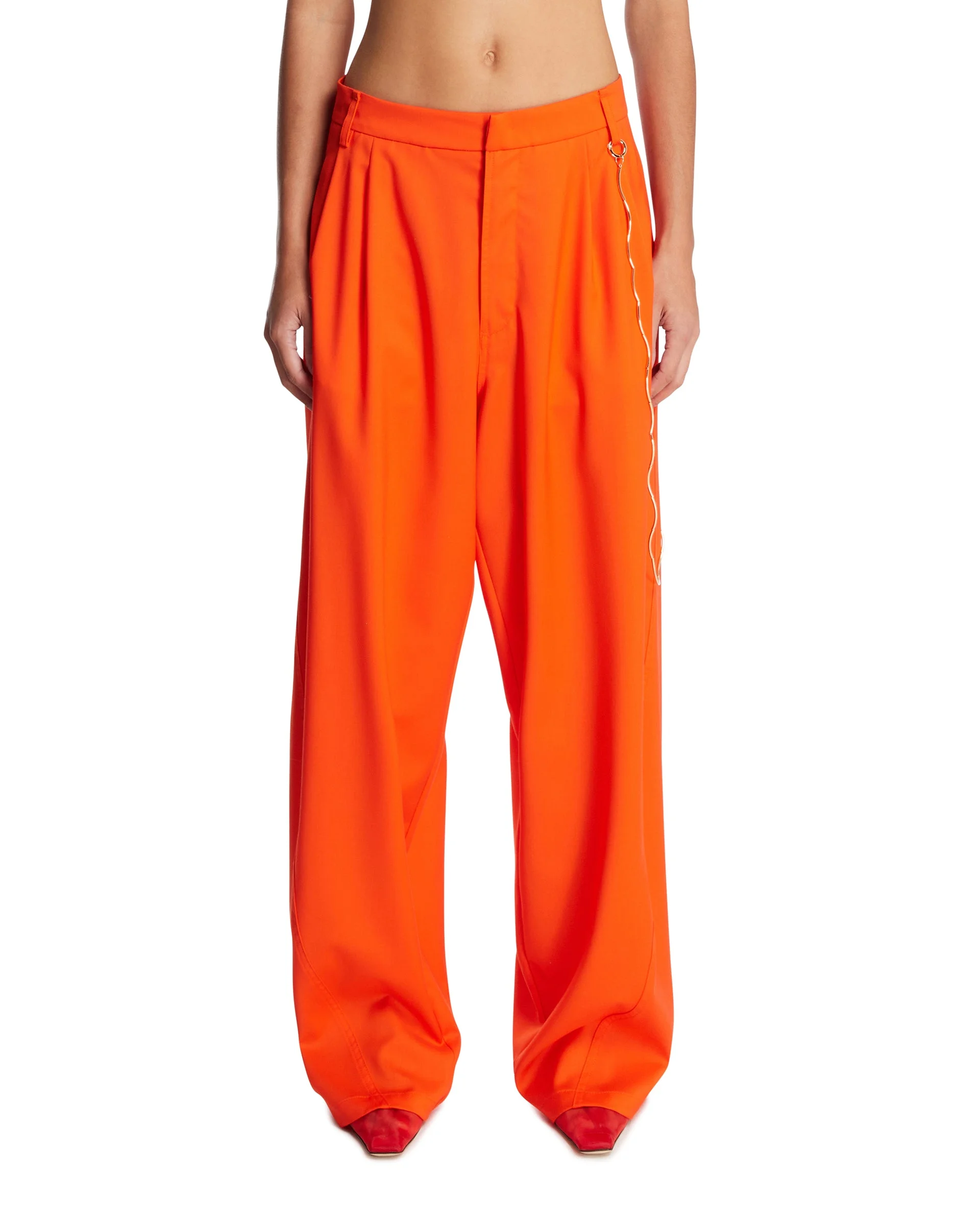 Orange Phebe Relaxed Fit Trousers - 1
