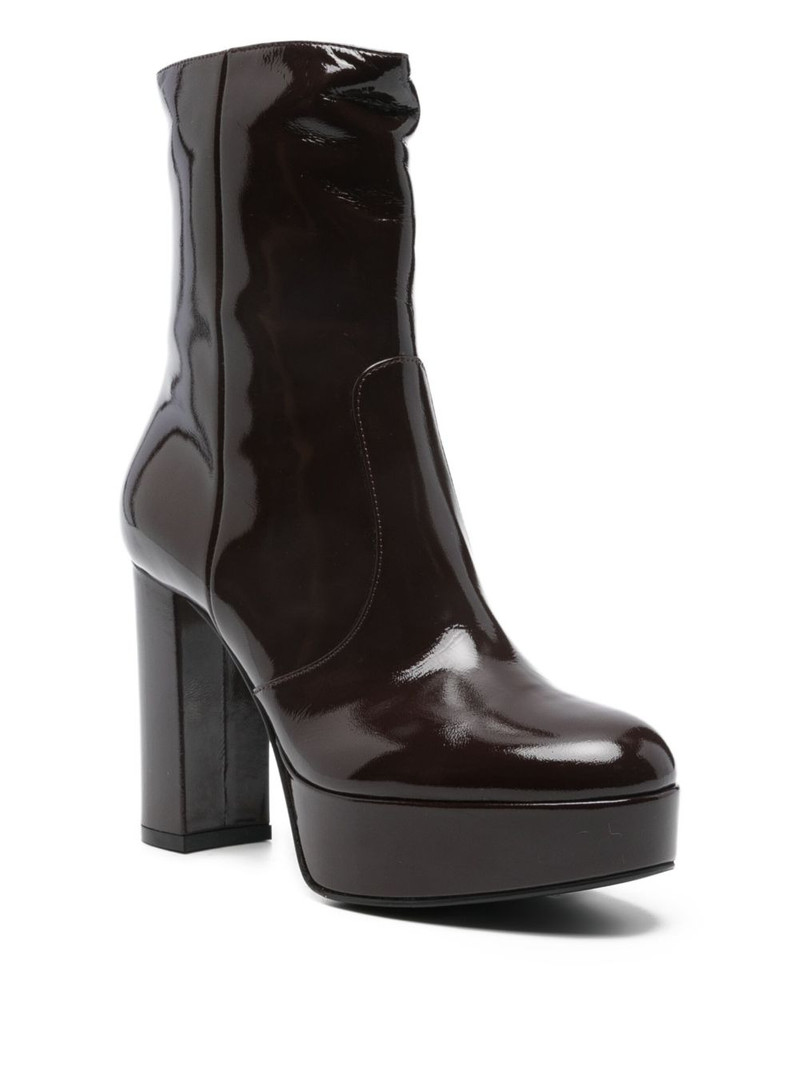 Gianvito Rossi platform leather boots outlook