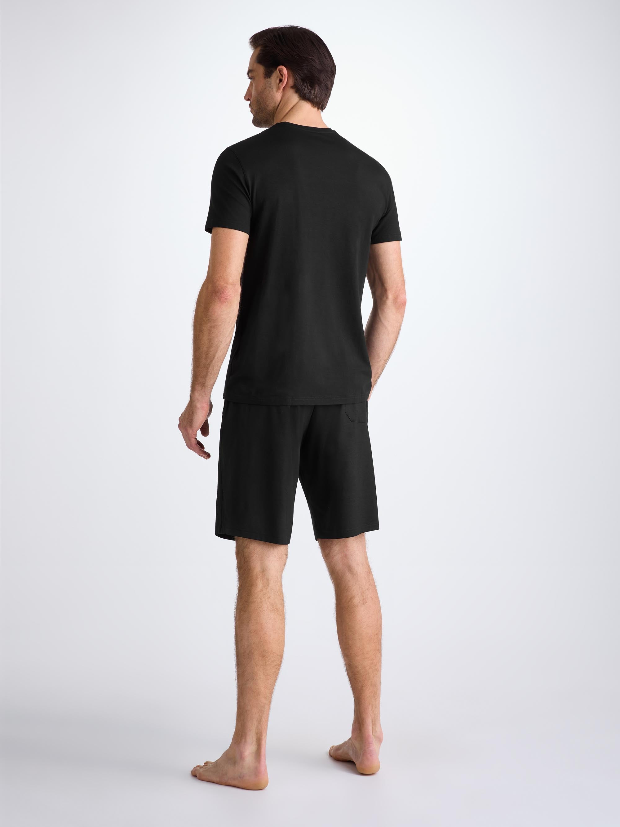 Men's Lounge Shorts Basel Micro Modal Stretch Black - 4