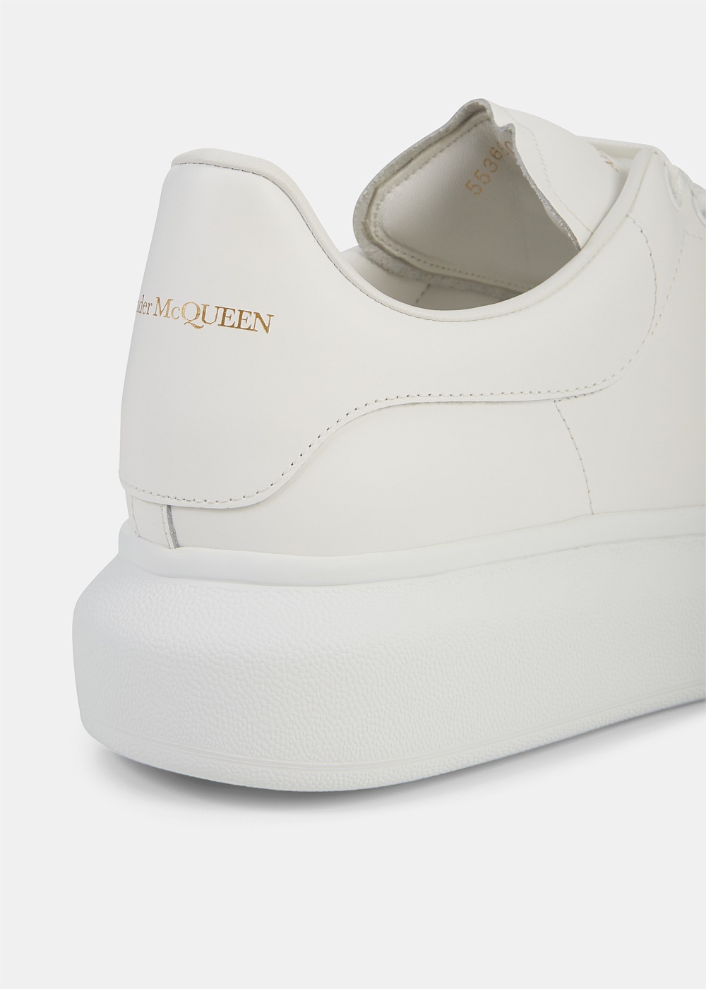 White Oversized Platform Sneakers - 4