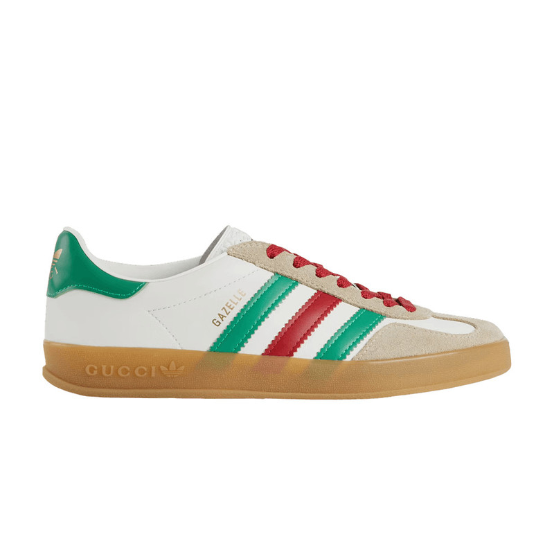 Adidas x Gucci Wmns Gazelle 'White Green Red' - 1