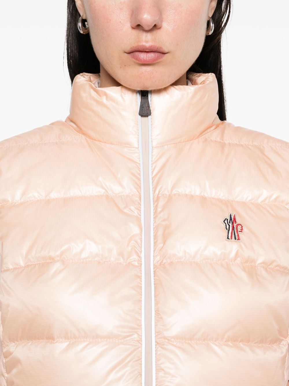 padded zip-up gilet - 5