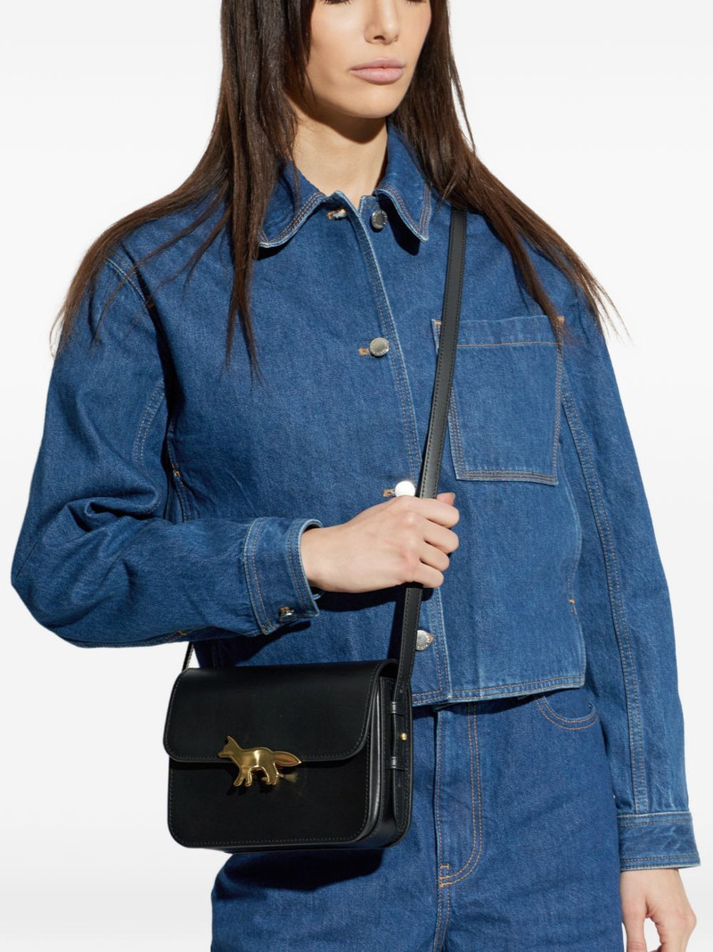 Maison Kitsuné Edie leather cross body bag outlook