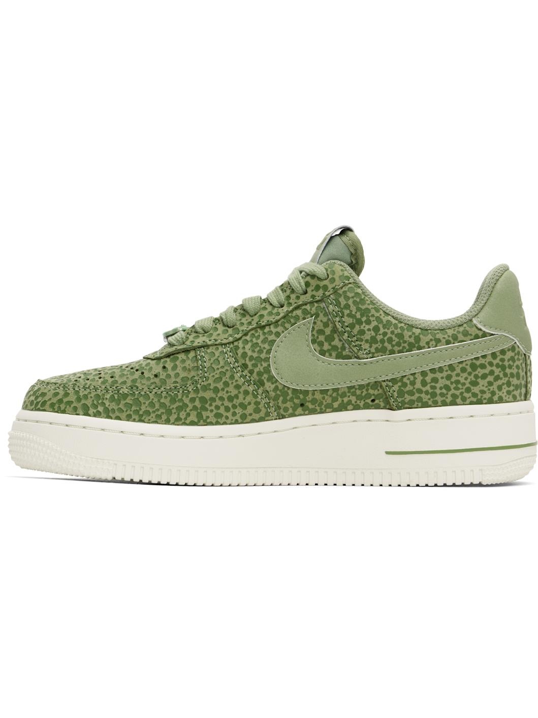 Green Air Force 1 '07 Premium Sneakers - 3