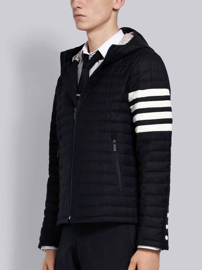 Thom Browne 4-Bar quilted jacket outlook