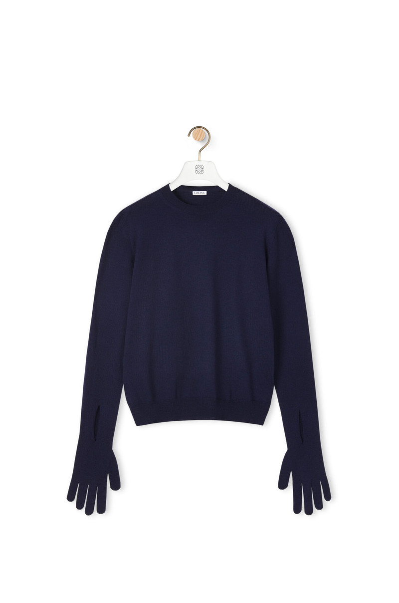 Glove sweater in wool 1