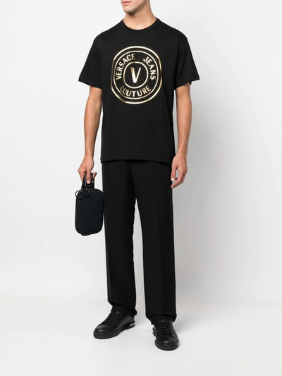 VERSACE JEANS COUTURE logo crew-neck T-shirt outlook