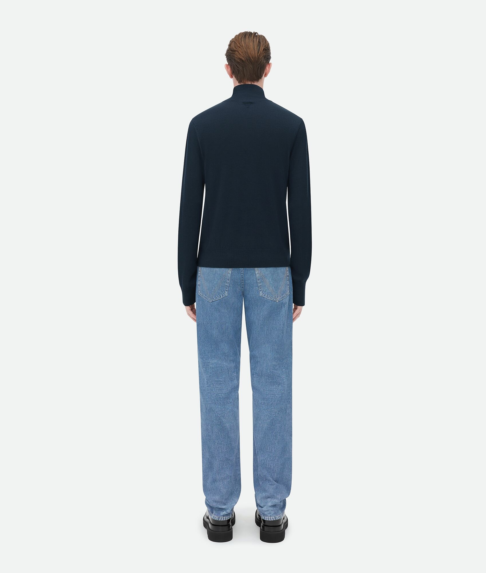 "bv" embroidery wool jumper - 3