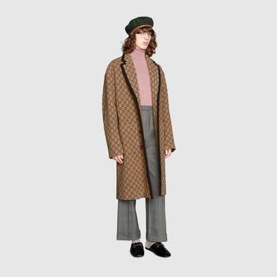 GUCCI GG wool coat outlook