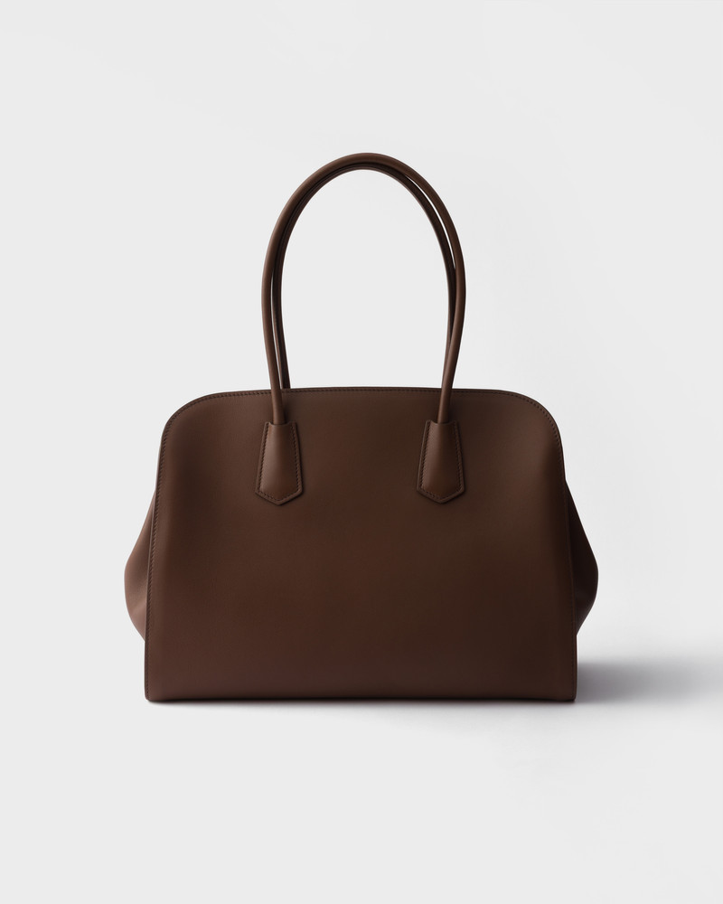 Large leather tote bag 3