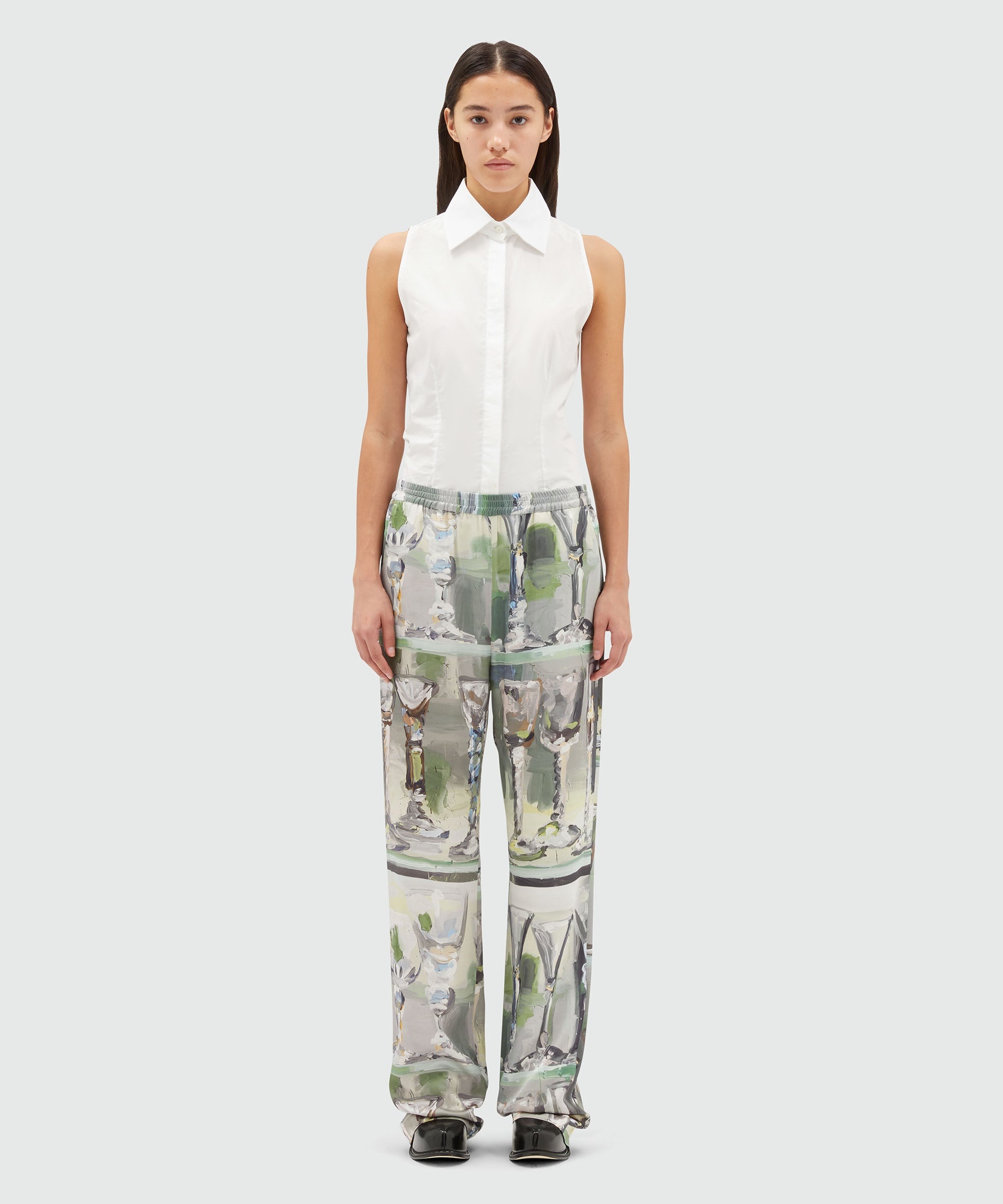 Pants with "Glass" print - 2