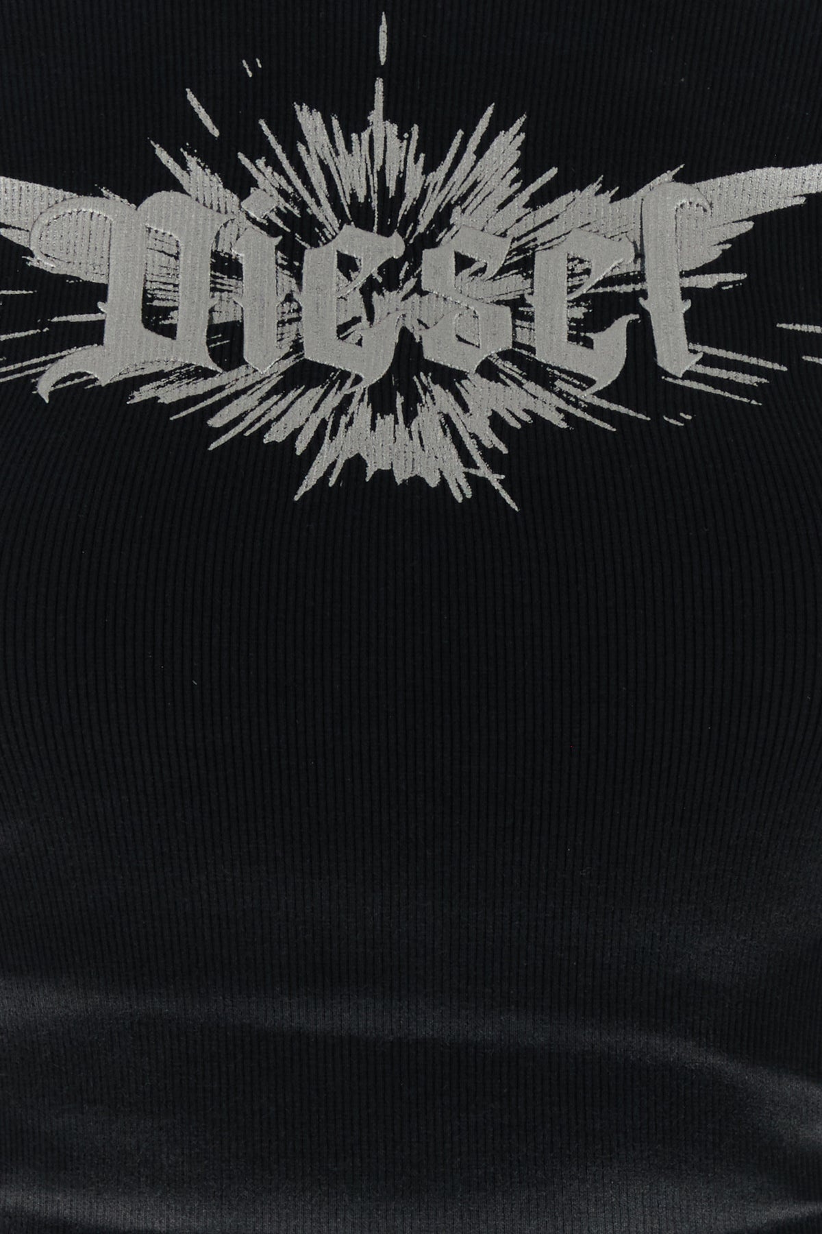 Black stretch cotton T-Ele-Long t-shirt - 3