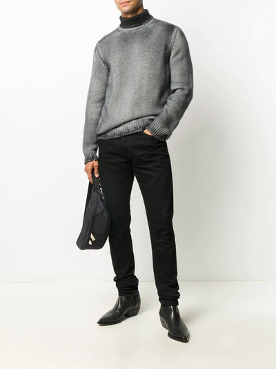 Avant Toi light-wash roll neck jumper outlook