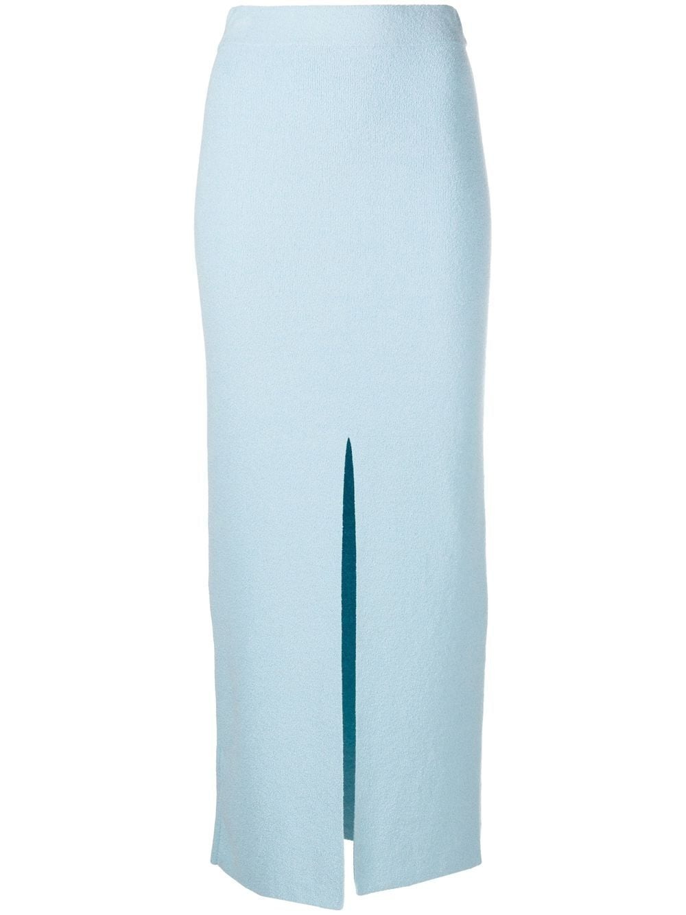 front-slit midi skirt - 1