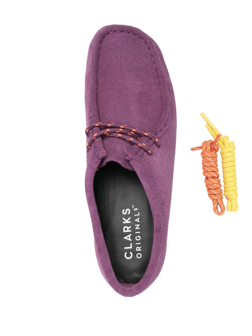 colour-block lace-up loafers - 4