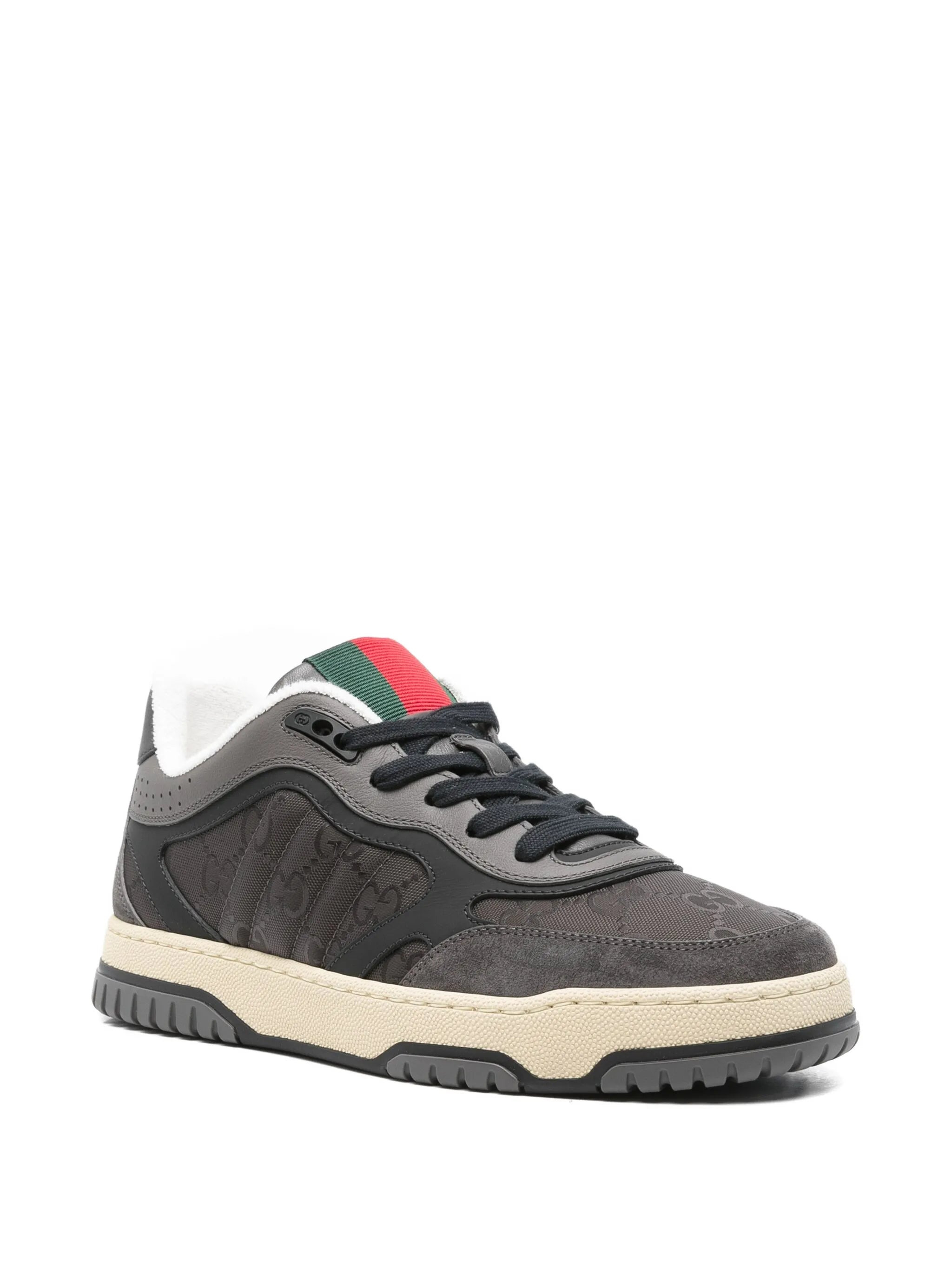 Gucci Re-Web Monogram Sneakers - 3