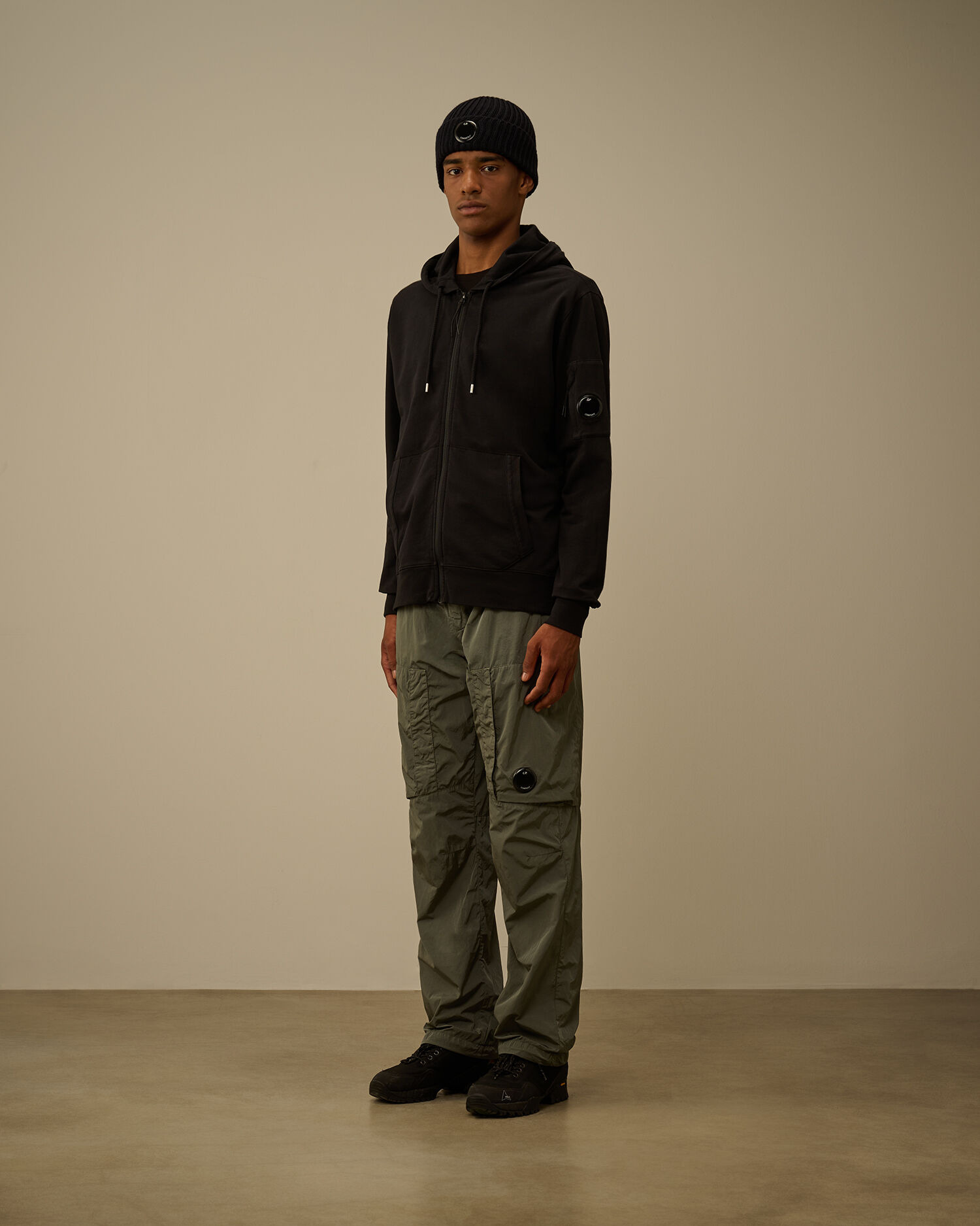 Light Fleece Hooded Full Zip Sweatshirt - 2
