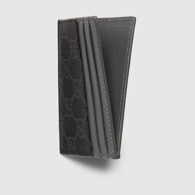 GUCCI GG card case with GG detail outlook